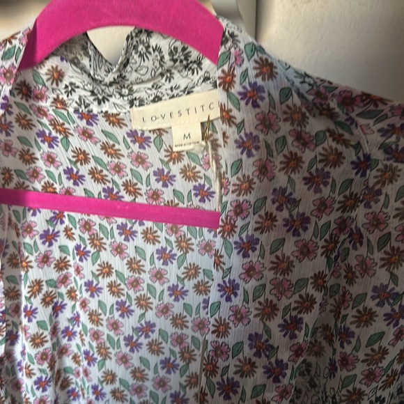 NWT LOVE STITCH WOMENS BLOUSE - Picture 2 of 4